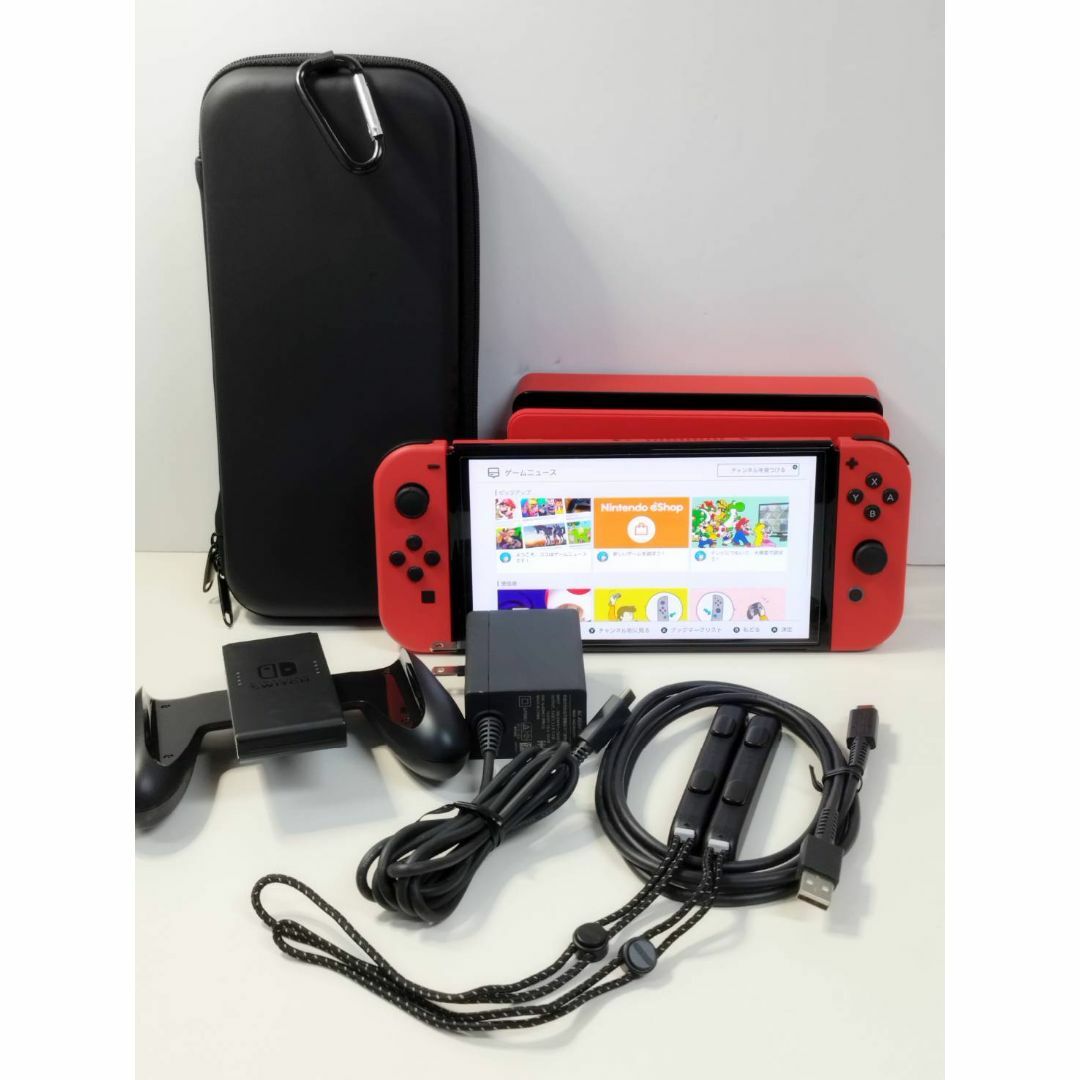 【一部予約販売】 Switch 本体 赤青 ACアダプター・HDMIケーブル付き(箱無し) Nintendo Switch