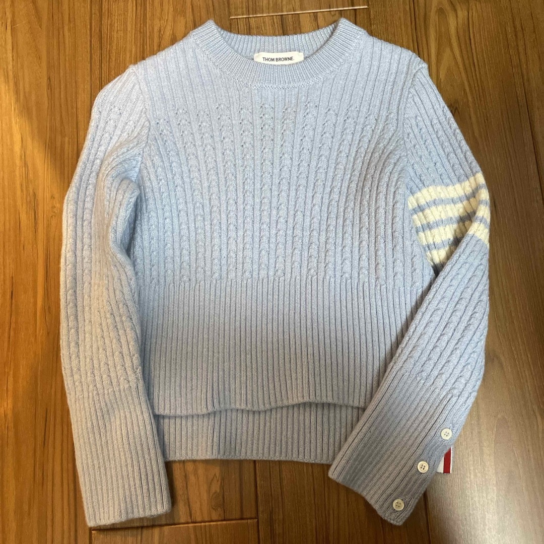 THOM BROWNE - トムブラウン ニット セーターの通販 by mk's THOM BROWNE - トムブラウン ニット セーターの通販 by mk's