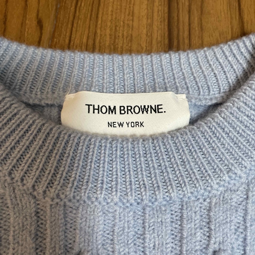 THOM BROWNE - トムブラウン ニット セーターの通販 by mk's THOM BROWNE - トムブラウン ニット セーターの通販 by mk's
