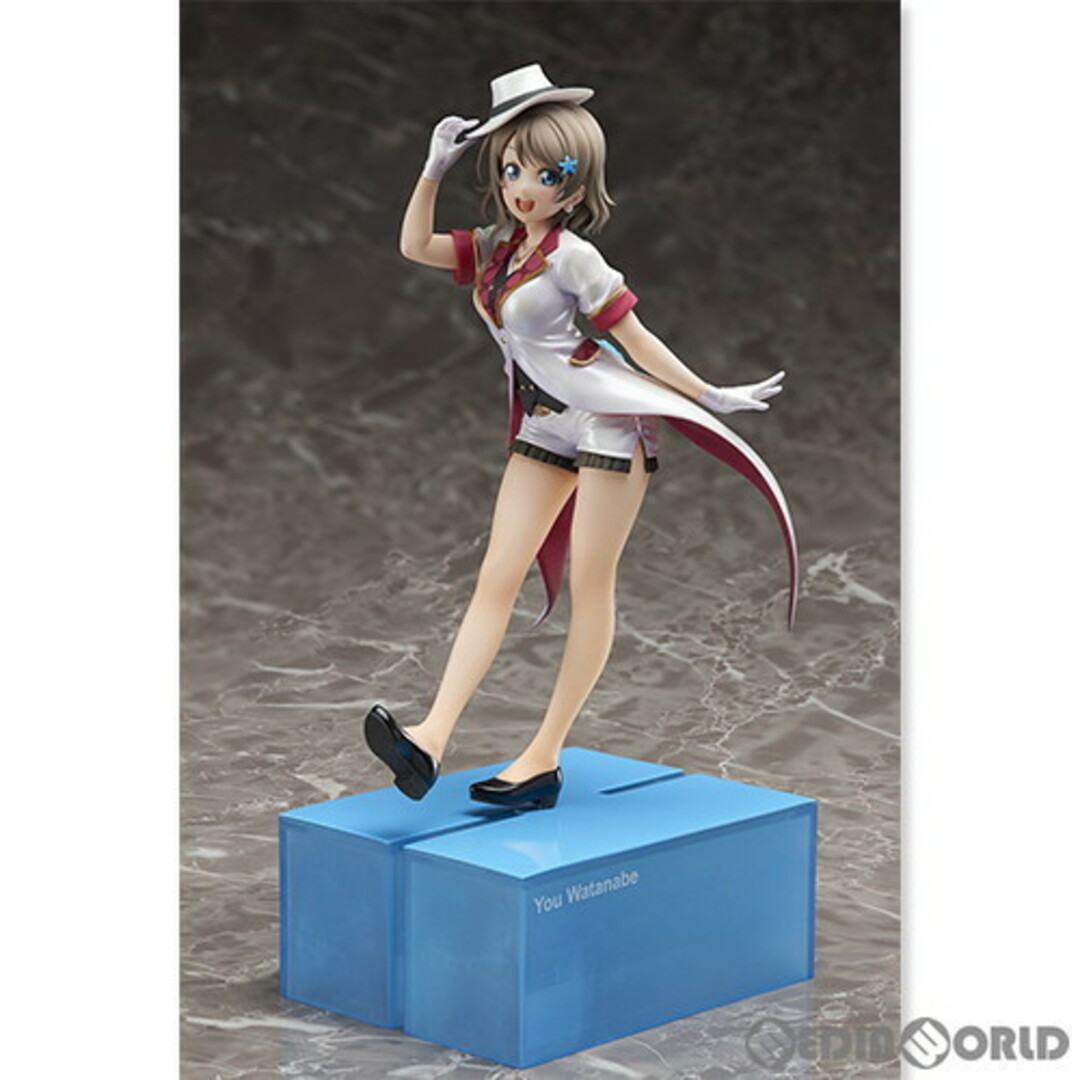 アスキー・メディアワークス(アスキーメディアワークス)の電撃屋限定 Birthday Figure Project 渡辺曜(わたなべよう) ラブライブ!サンシャイン!! 1/8 完成品 フィギュア KADOKAWA(カドカワ)/アスキー・メディアワークス エンタメ/ホビーのフィギュア(アニメ/ゲーム)の商品写真