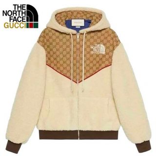 GUCCI - THE NORTH FACE x GUCCI フリースボアジャケット Sの GUCCI - THE NORTH FACE x GUCCI フリースボアジャケット Sの