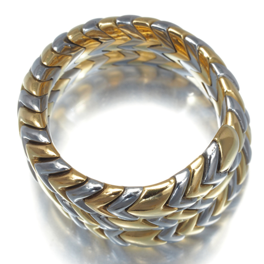 BVLGARI - ブルガリ リング スピガ 14号 K18YG/SS 限界値下げ品 BVLGARI - ブルガリ リング スピガ 14号 K18YG/SS 限界値下げ品