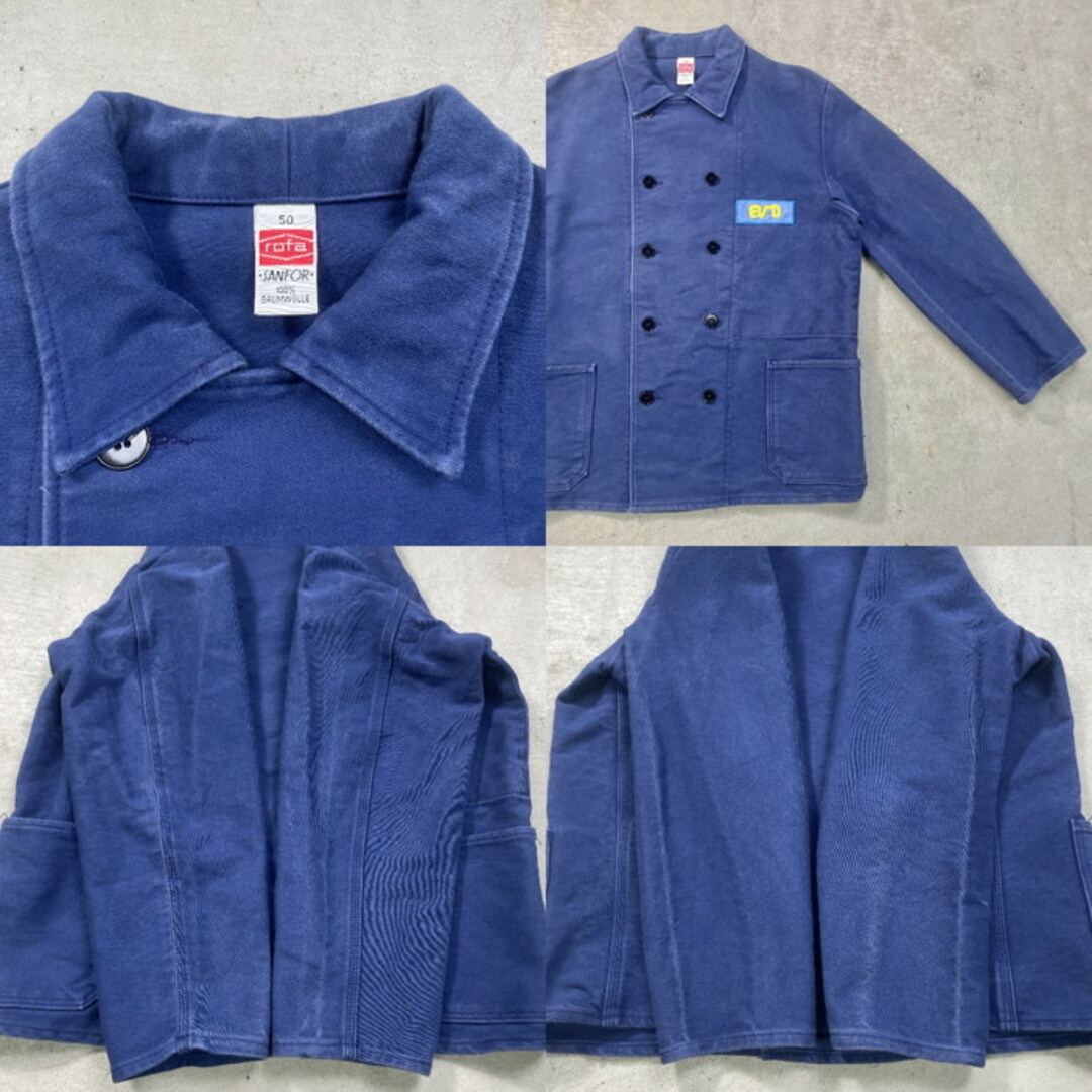 50's ユーロヴィンテージダブルブレストモールスキンジャケット 50's ユーロヴィンテージダブルブレストモールスキンジャケット
