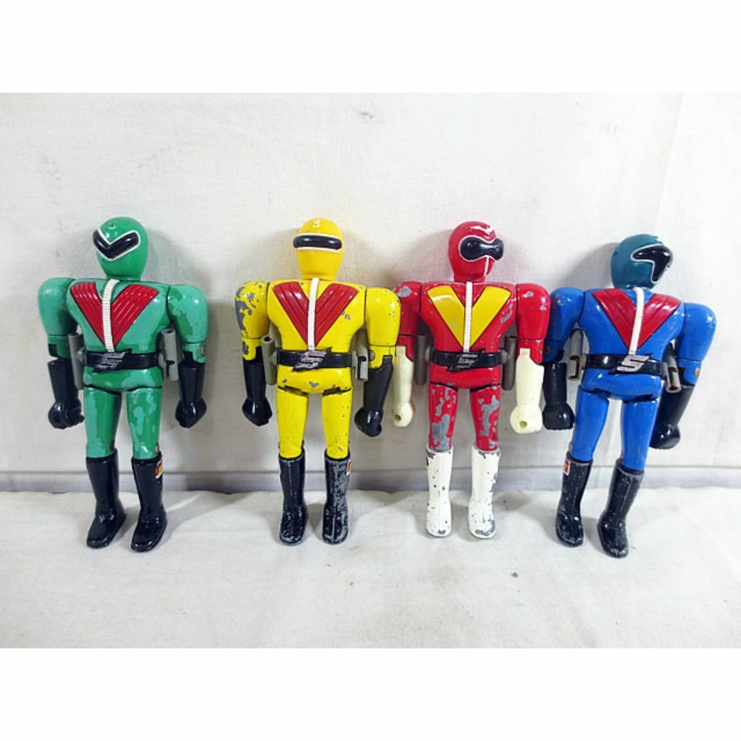 ポピー 超合金 秘密戦隊ゴレンジャー アカレンジャー、アオ ポピー 超合金 秘密戦隊ゴレンジャー アカレンジャー、アオ