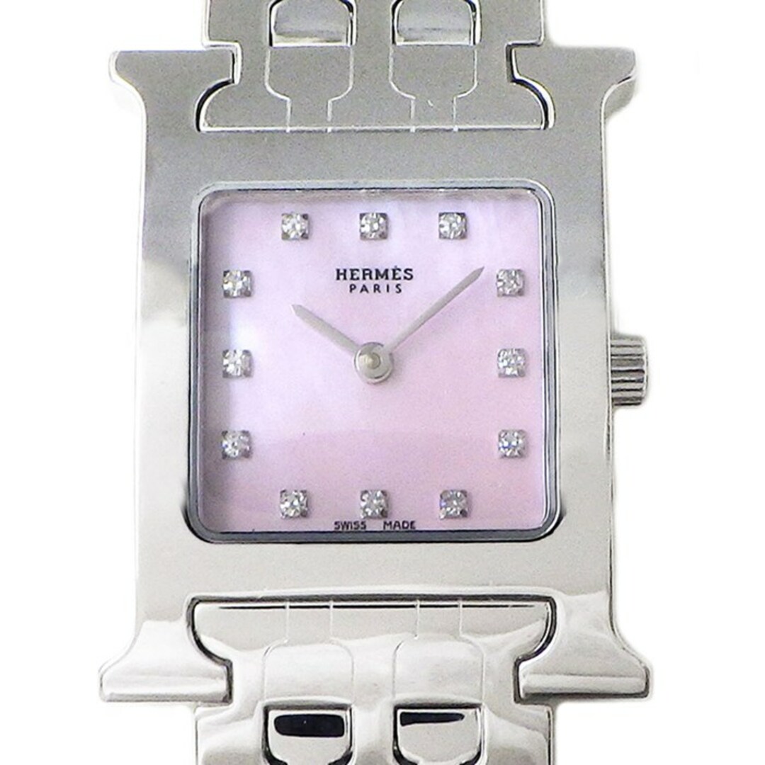 HERMES - エルメス HERMES 腕時計 Hウォッチ HH1.210 12ポイント HERMES - エルメス HERMES 腕時計 Hウォッチ HH1.210 12ポイント