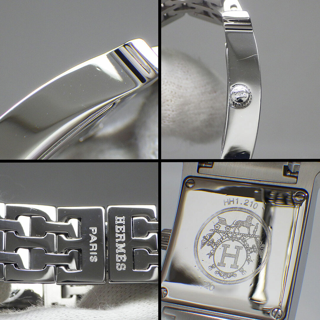 HERMES - エルメス HERMES 腕時計 Hウォッチ HH1.210 12ポイント HERMES - エルメス HERMES 腕時計 Hウォッチ HH1.210 12ポイント