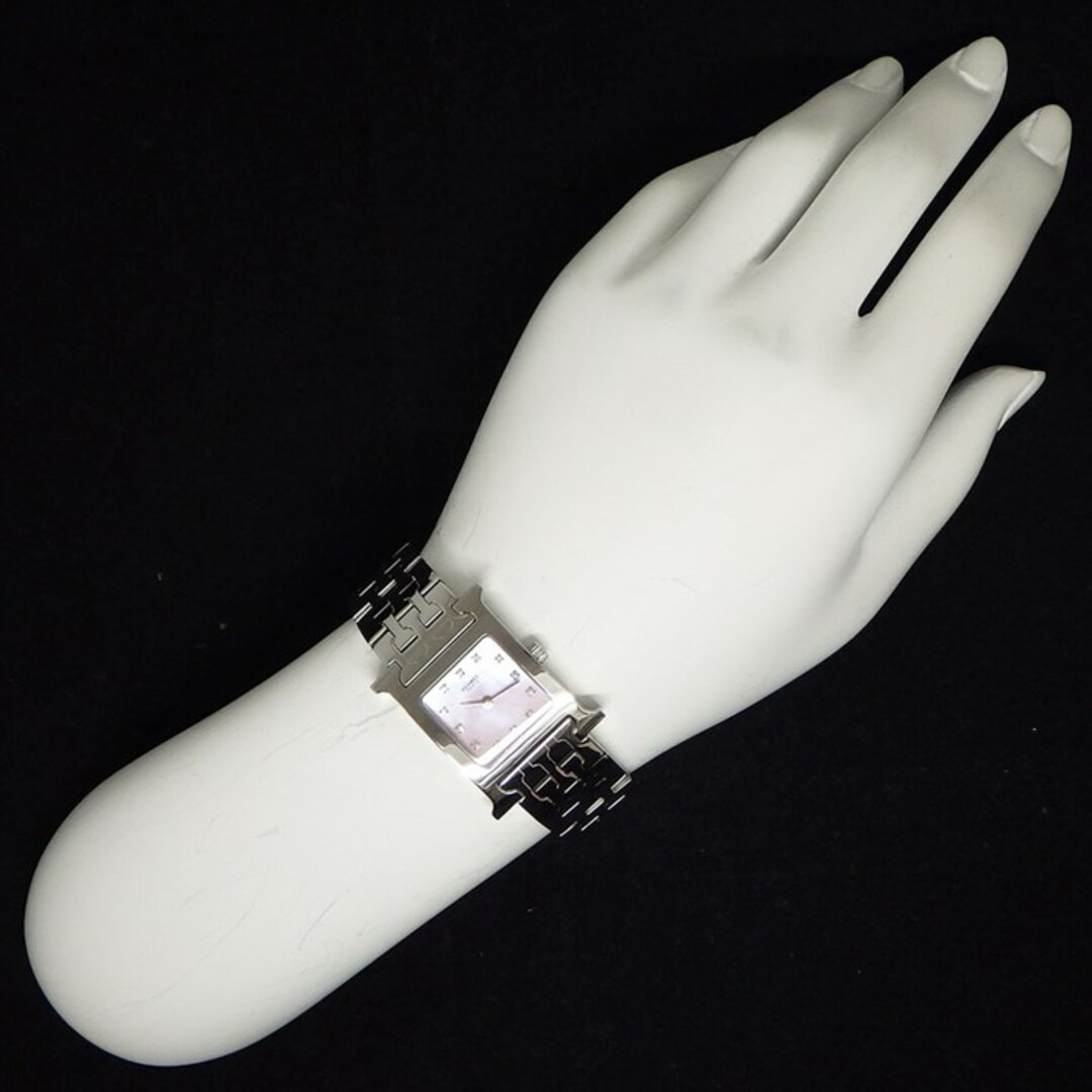 HERMES - エルメス HERMES 腕時計 Hウォッチ HH1.210 12ポイント HERMES - エルメス HERMES 腕時計 Hウォッチ HH1.210 12ポイント