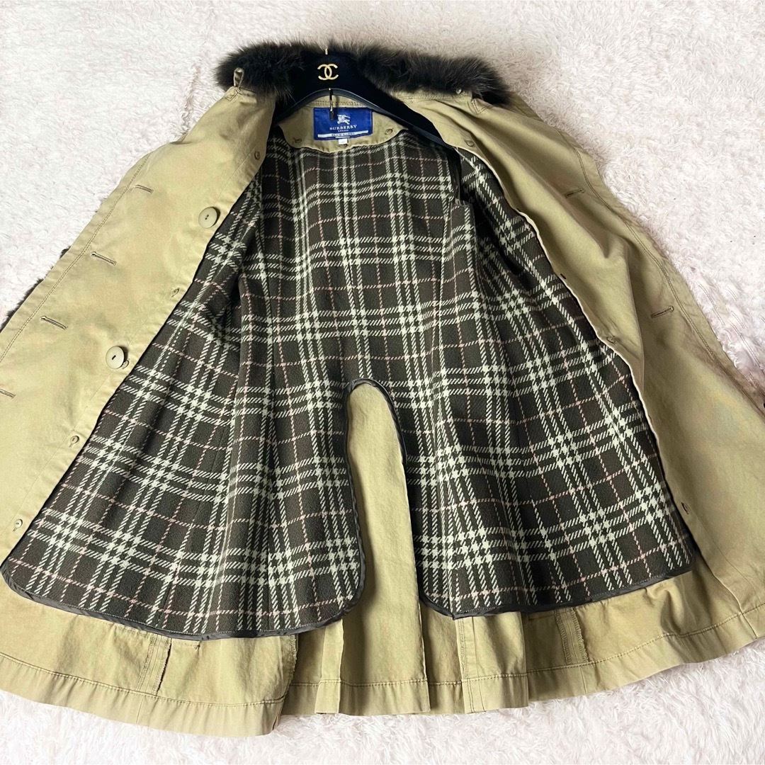 BURBERRY BLUE LABEL - 20 バーバリー トレンチコート ロング BURBERRY BLUE LABEL - 20 バーバリー トレンチコート ロング