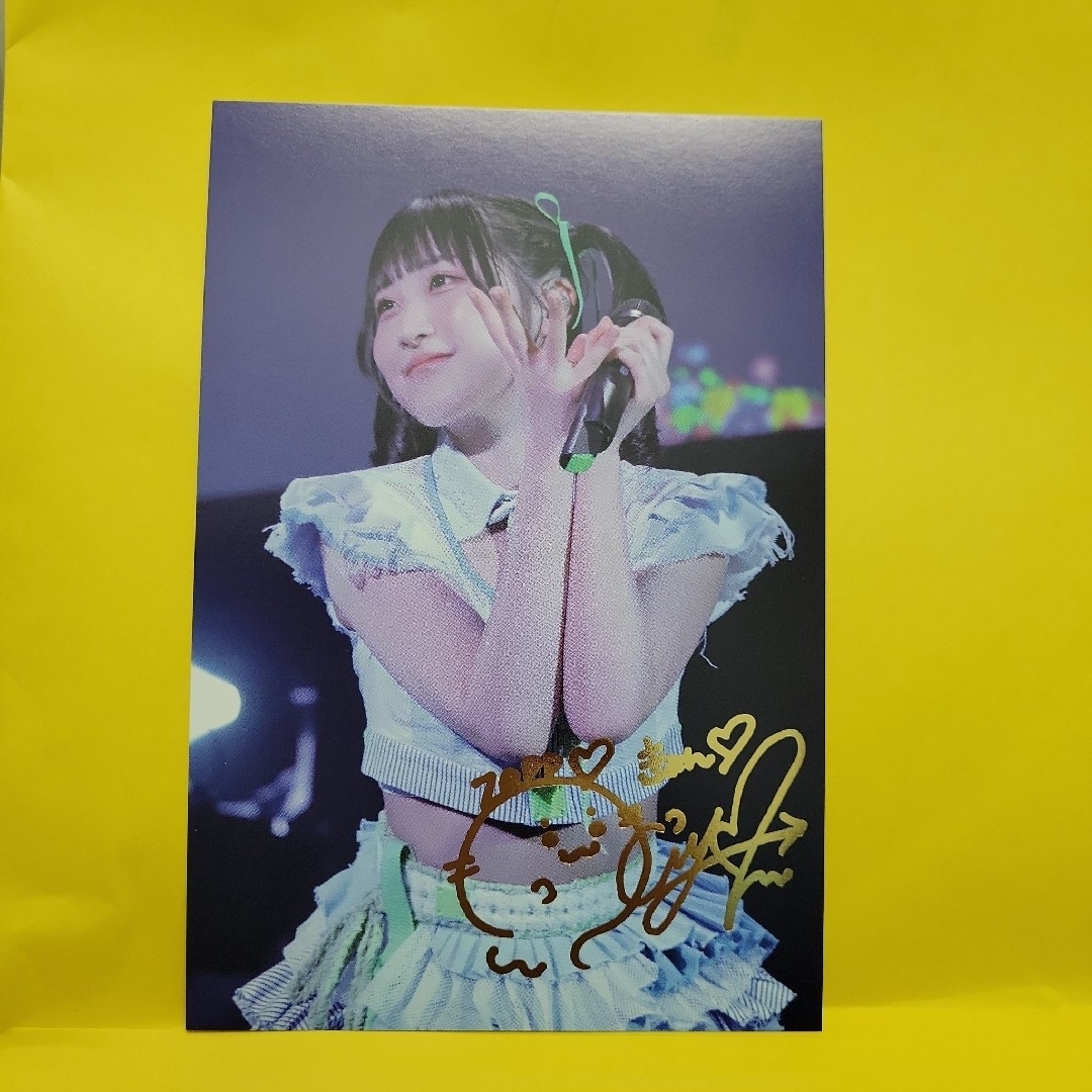 DIALOGUE+　守屋亨香サイン入り　ポストカード エンタメ/ホビーのタレントグッズ(アイドルグッズ)の商品写真