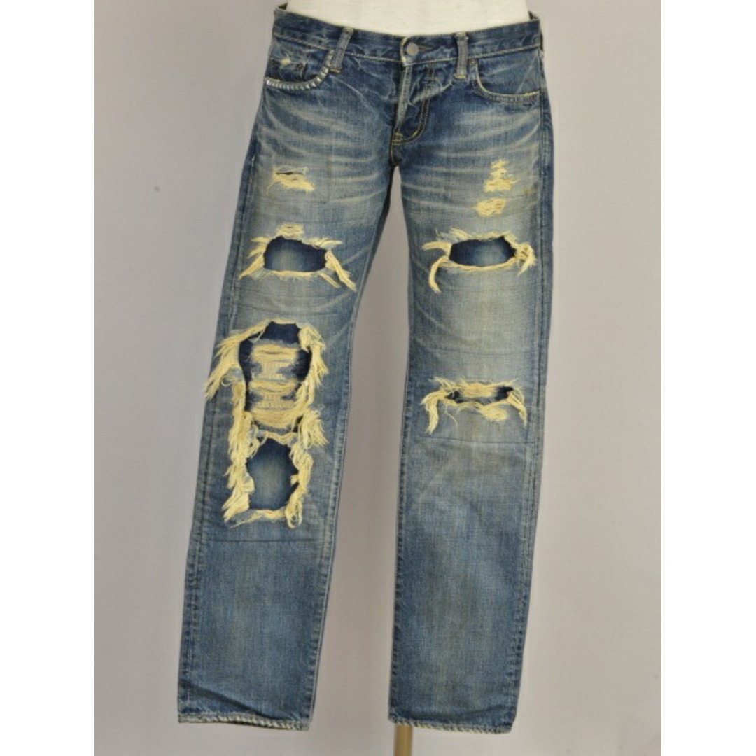 ヒステリックグラマー HYSTERIC GLAMOUR RMS加工 スリム デニム ヒステリックグラマー HYSTERIC GLAMOUR RMS加工 スリム デニム