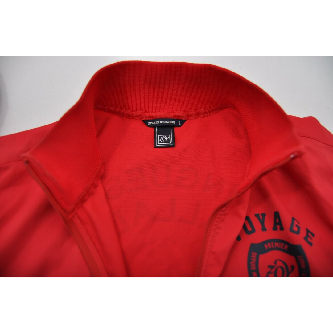 【激安セール】 ZOY ゾーイ 中古 coco - ZOY メンズ 赤 1(M) フルジップアウター レディースウェア