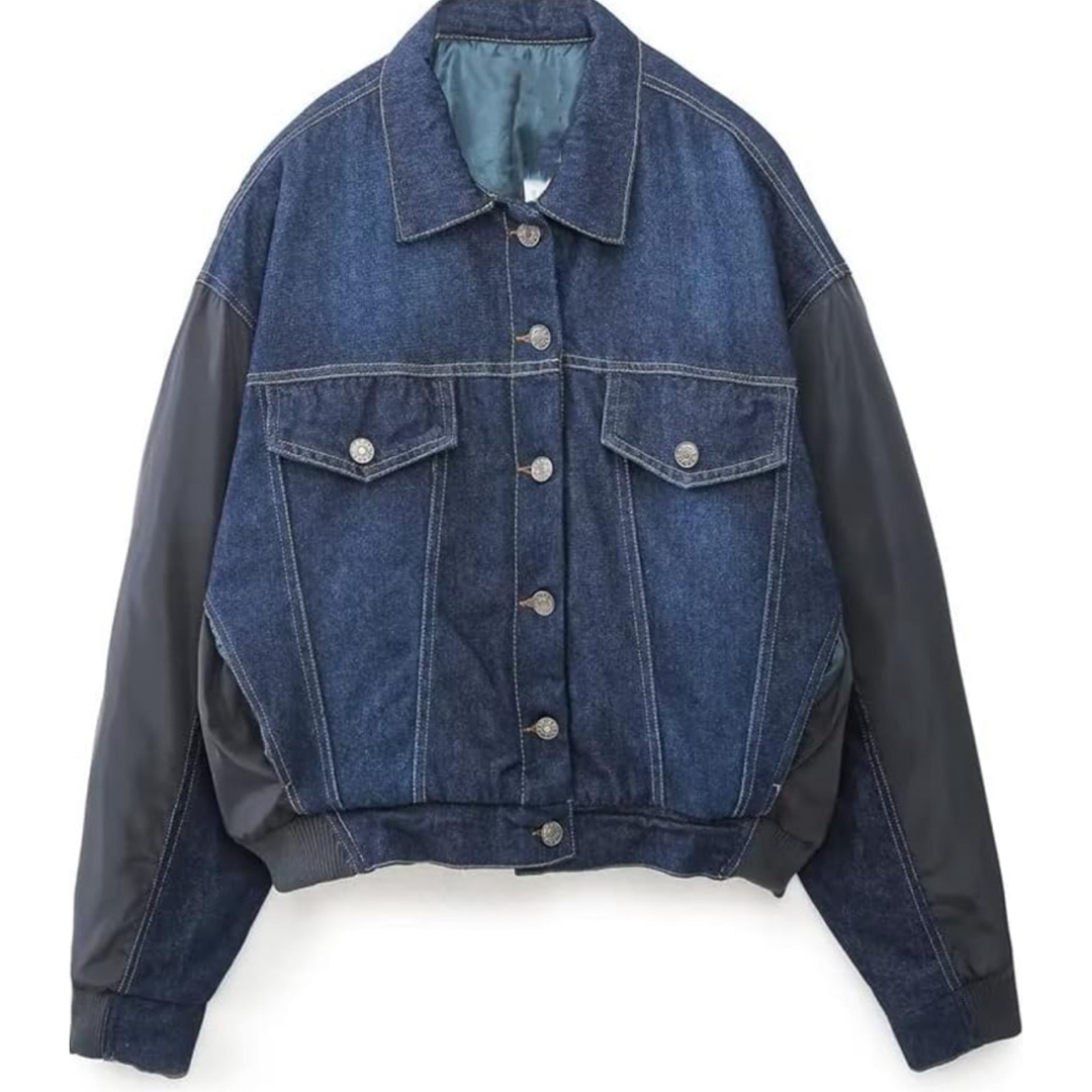 ZARA - デニムボンバージャケットの通販 by りせ|ザラならラクマ ZARA - デニムボンバージャケットの通販 by りせ|ザラならラクマ
