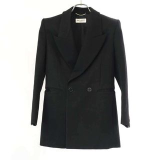 サンローラン(SAINT LAURENT)のSAINT LAURENT PARIS サンローラン パリ 23SS Peak Lapels Blazer ピークドラペルブレザージャケット 726869 Y3D16 ブラック 34(その他)