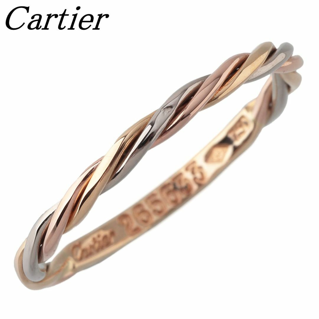 Cartier - カルティエ トリニティ ツイスト リング 12号弱 750 スリーカラー 新品仕上げ済 Cartier【19593】
