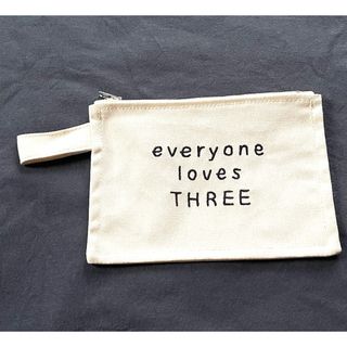 ワンエルディーケーセレクト(1LDK SELECT)の新品 everyone loves THREE porch ポーチ(セカンドバッグ/クラッチバッグ)