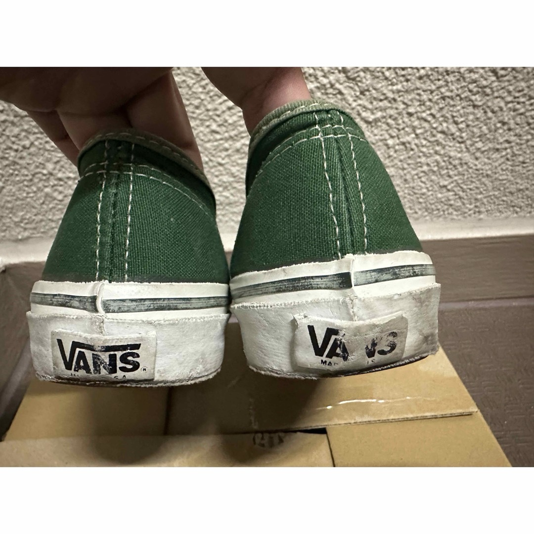 VANS - 80s USA製 VANS AUTHENTIC 緑の通販 by 美咲|ヴァンズならラクマ VANS - 80s USA製 VANS AUTHENTIC 緑の通販 by 美咲|ヴァンズならラクマ