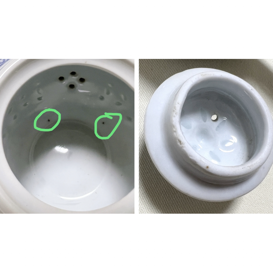 中国景徳鎮 ホタル蛍焼 透かし 染付ミニ急須&湯呑5客 茶器 中国景徳鎮 ホタル蛍焼 透かし 染付ミニ急須&湯呑5客 茶器