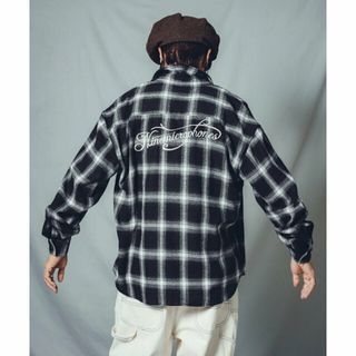 ナインマイクロフォンズ(NineMicrophones)の【BLACK】CHECK SHIRT-Comrade-(その他)