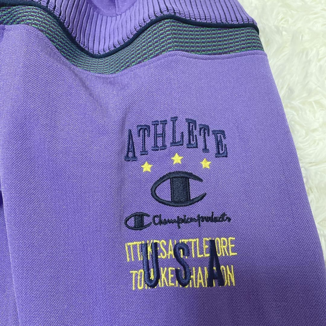 Champion - Champion チャンピオン(O)ジャージ 紫 ジャケット Champion - Champion チャンピオン(O)ジャージ 紫 ジャケット