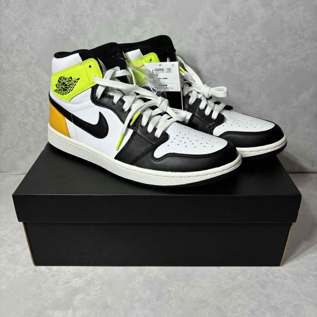 NIKE - 新品 ナイキ エアジョーダン1 ハイ ゴルフ ホワイト NIKE - 新品 ナイキ エアジョーダン1 ハイ ゴルフ ホワイト