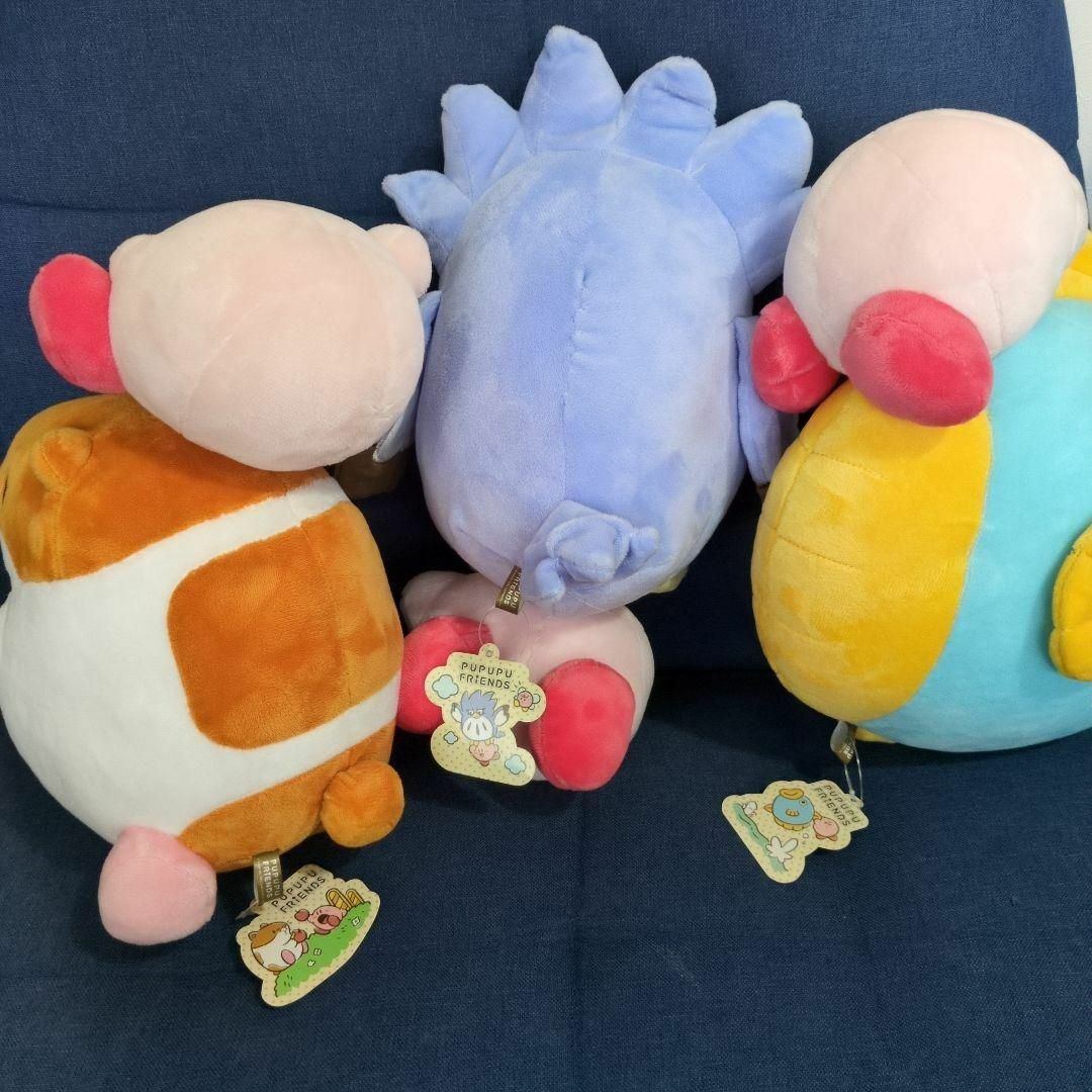 タグ付き 星のカービィ3 プププフレンズ ぬいぐるみセットの通販 タグ付き 星のカービィ3 プププフレンズ ぬいぐるみセットの通販