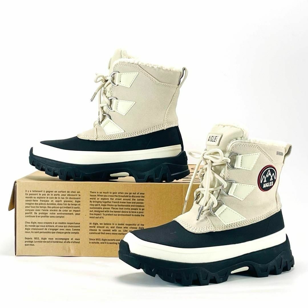 未使用 スノー エーグル SNOW AIGLE ブーツ 23.5 防水 ブーツ 未使用 スノー エーグル SNOW AIGLE ブーツ 23.5 防水 ブーツ