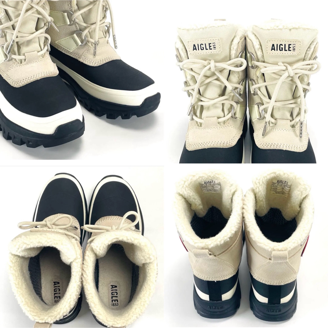 AIGLE - 未使用 スノー エーグル SNOW AIGLE ブーツ 23.5 防水の AIGLE - 未使用 スノー エーグル SNOW AIGLE ブーツ 23.5 防水の