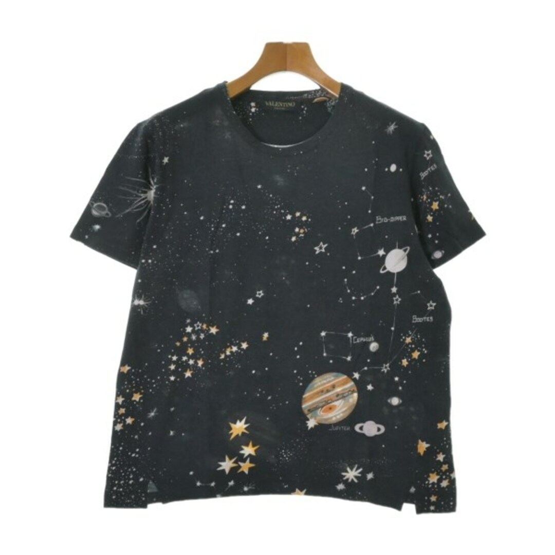 VALENTINO - VALENTINO Tシャツ・カットソー S 黒x白xオレンジ等 VALENTINO - VALENTINO Tシャツ・カットソー S 黒x白xオレンジ等