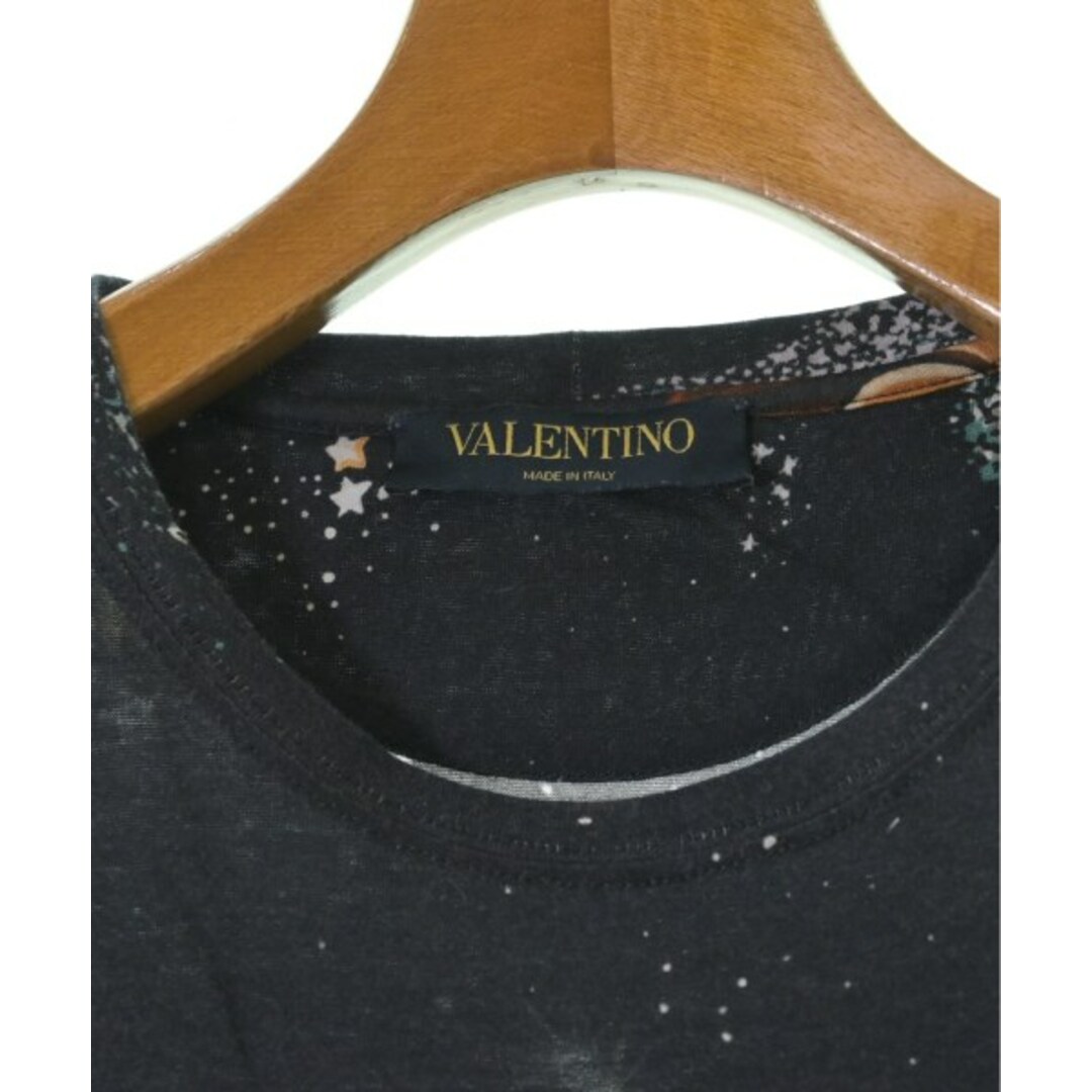 VALENTINO - VALENTINO Tシャツ・カットソー S 黒x白xオレンジ等 VALENTINO - VALENTINO Tシャツ・カットソー S 黒x白xオレンジ等