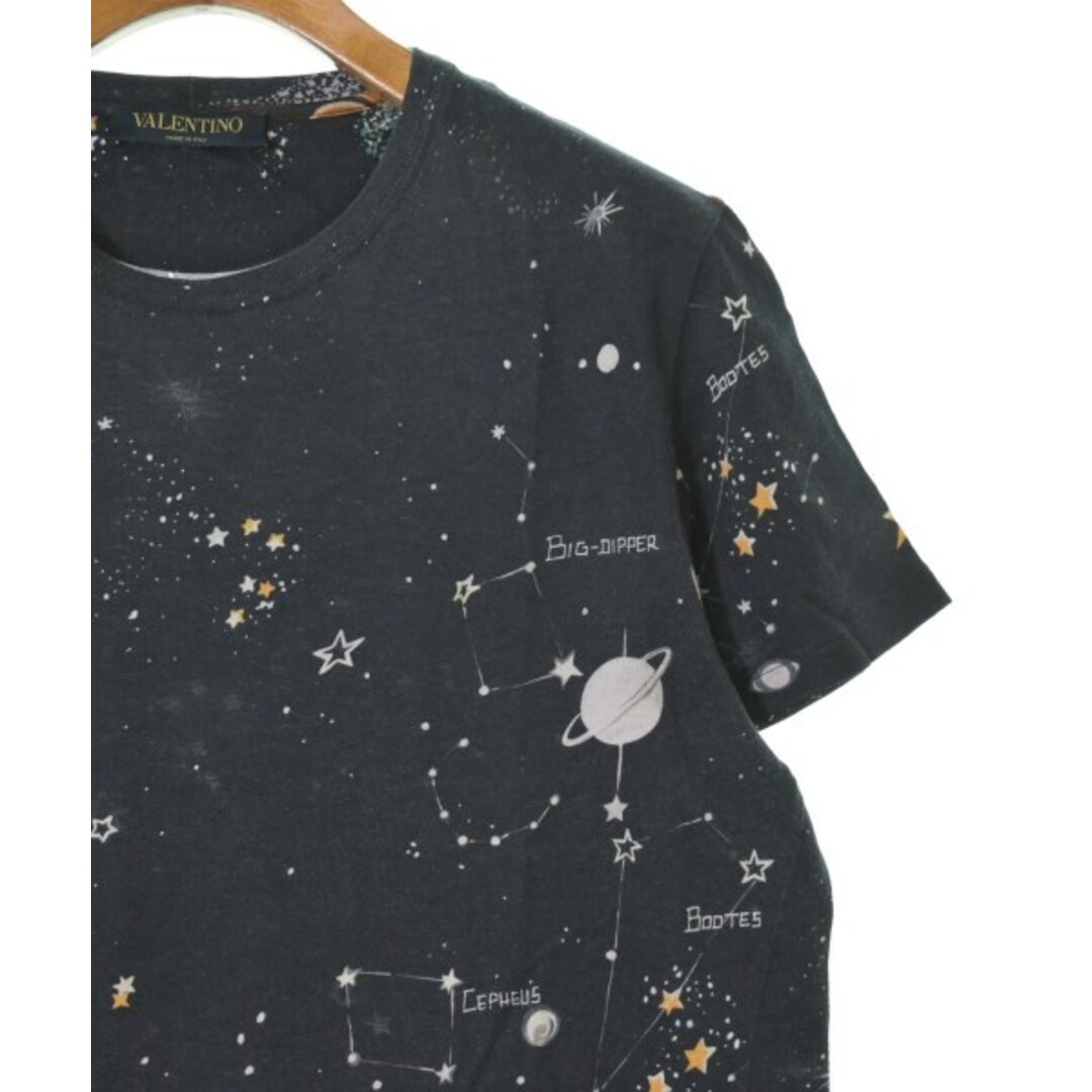 VALENTINO - VALENTINO Tシャツ・カットソー S 黒x白xオレンジ等 VALENTINO - VALENTINO Tシャツ・カットソー S 黒x白xオレンジ等