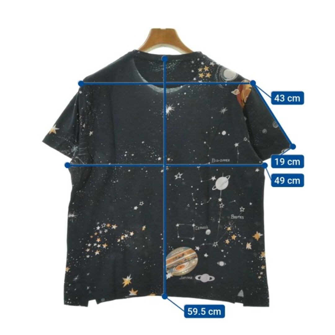 VALENTINO - VALENTINO Tシャツ・カットソー S 黒x白xオレンジ等 VALENTINO - VALENTINO Tシャツ・カットソー S 黒x白xオレンジ等