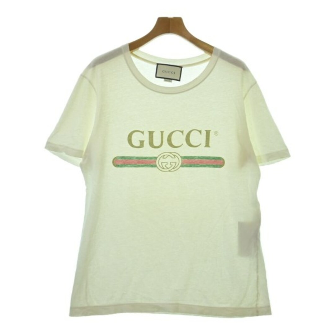 GUCCI グッチ Tシャツ・カットソー -(M位) 白 【古着】 GUCCI グッチ Tシャツ・カットソー -(M位) 白 【古着】