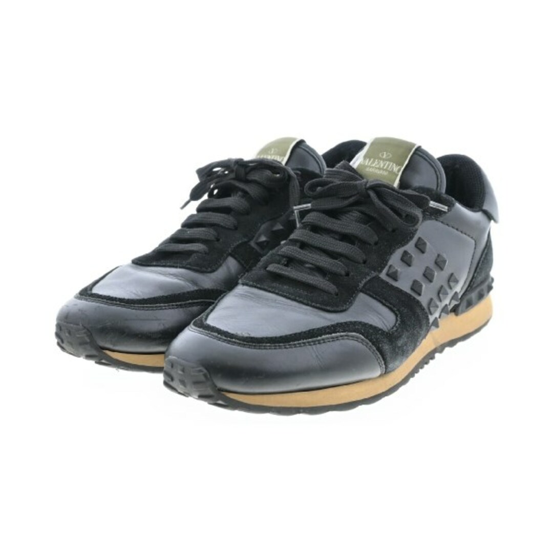 VALENTINO GARAVANI スニーカー -(28cm位) 黒 【古着】 VALENTINO GARAVANI スニーカー -(28cm位) 黒 【古着】