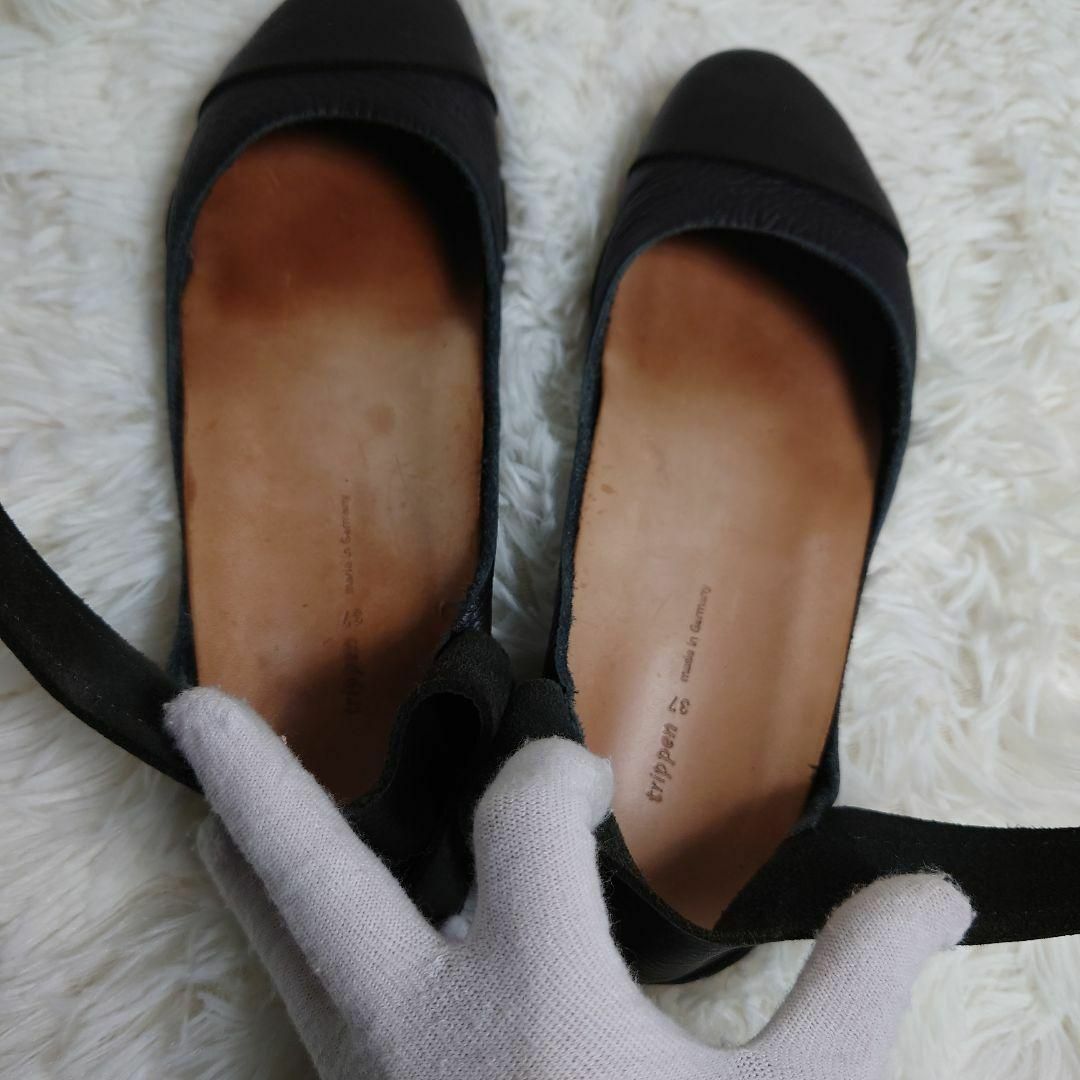 trippen トリッペン アンクルストラップ パンプス ローヒール レザー trippen トリッペン アンクルストラップ パンプス ローヒール レザー