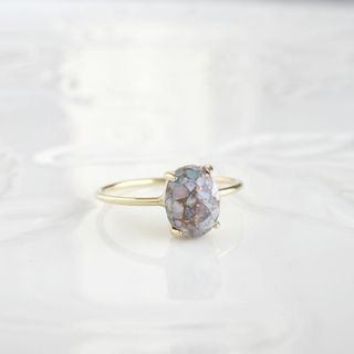 【ご予約品】✿SALE✿ silver925 コッパーオパール リング18kgp(リング)