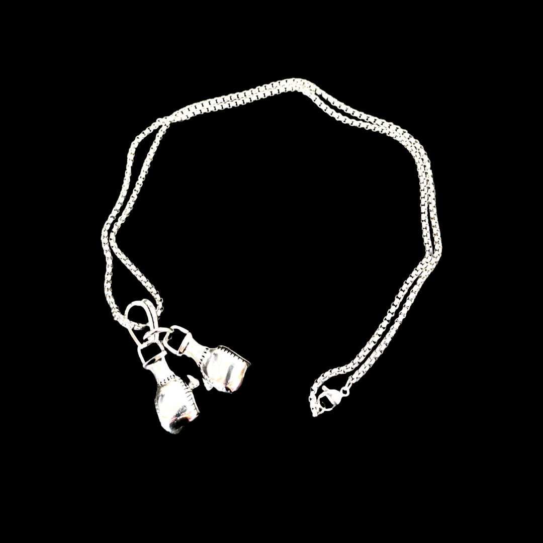 【AR007】ネックレス　メンズ　ゴールド　ボクシング　グローブ　お洒落　　アク メンズのアクセサリー(ネックレス)の商品写真