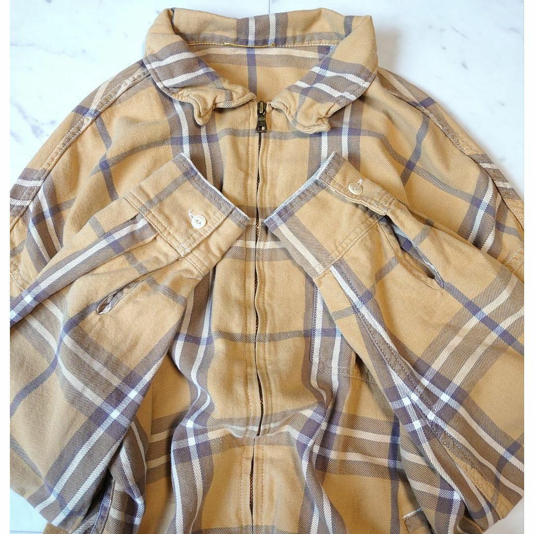ドゥーズィエムクラス 19SS チェックZIPシャツジャケット 羽織り ドゥーズィエムクラス 19SS チェックZIPシャツジャケット 羽織り