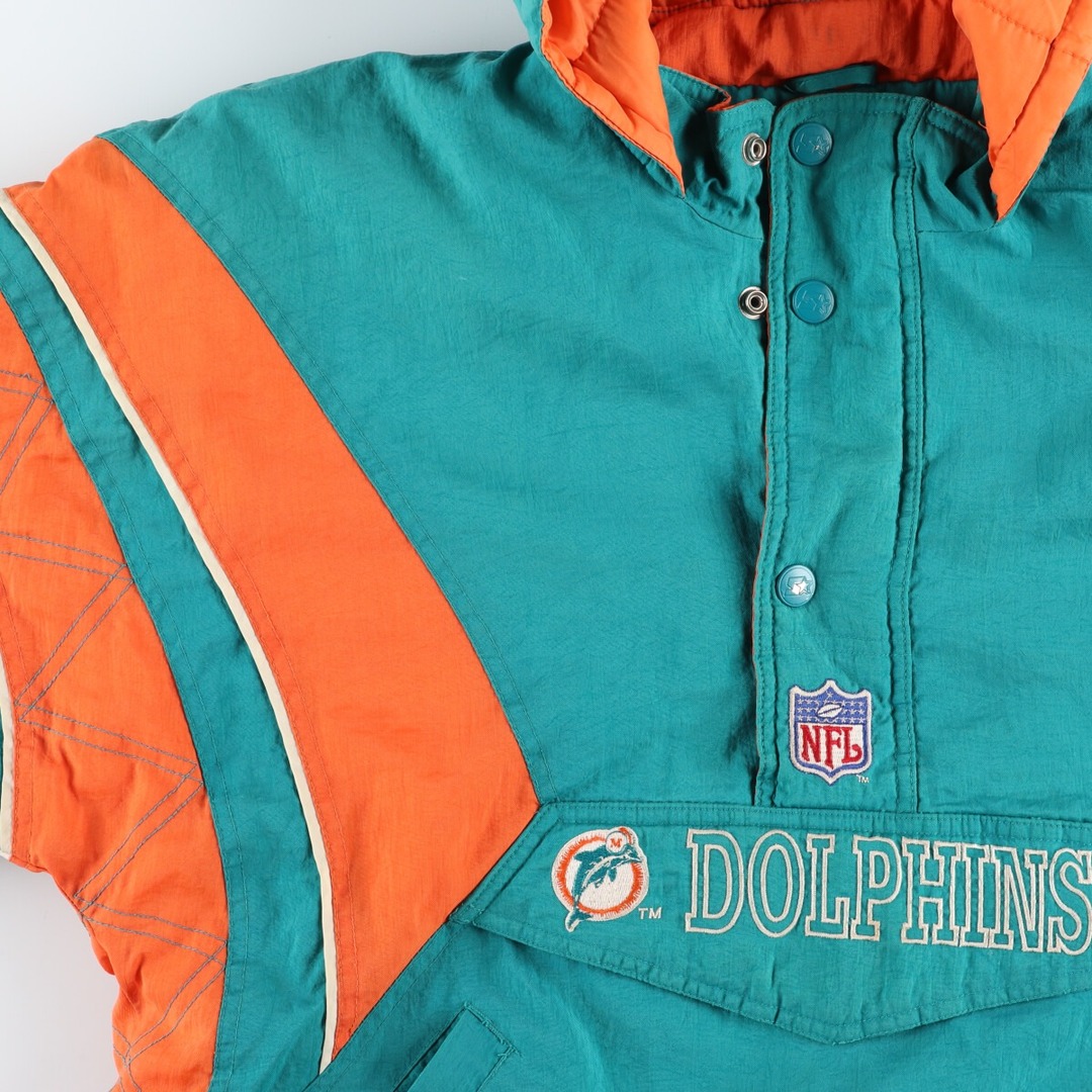 古着 90年代 スターター Starter PRO LINE NFL MIAMI DOLPHINS 古着 90年代 スターター Starter PRO LINE NFL MIAMI DOLPHINS