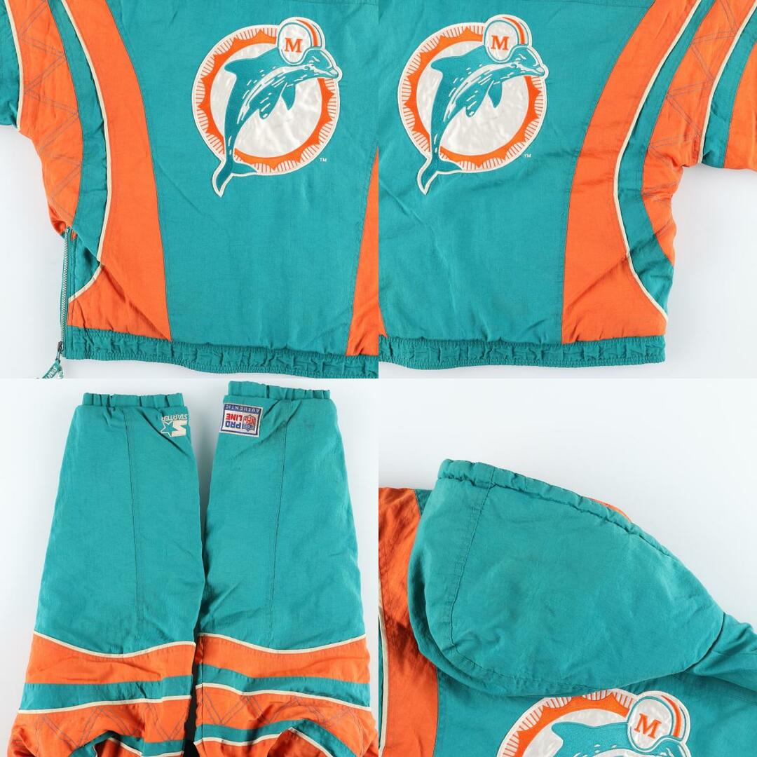 古着 90年代 スターター Starter PRO LINE NFL MIAMI DOLPHINS 古着 90年代 スターター Starter PRO LINE NFL MIAMI DOLPHINS