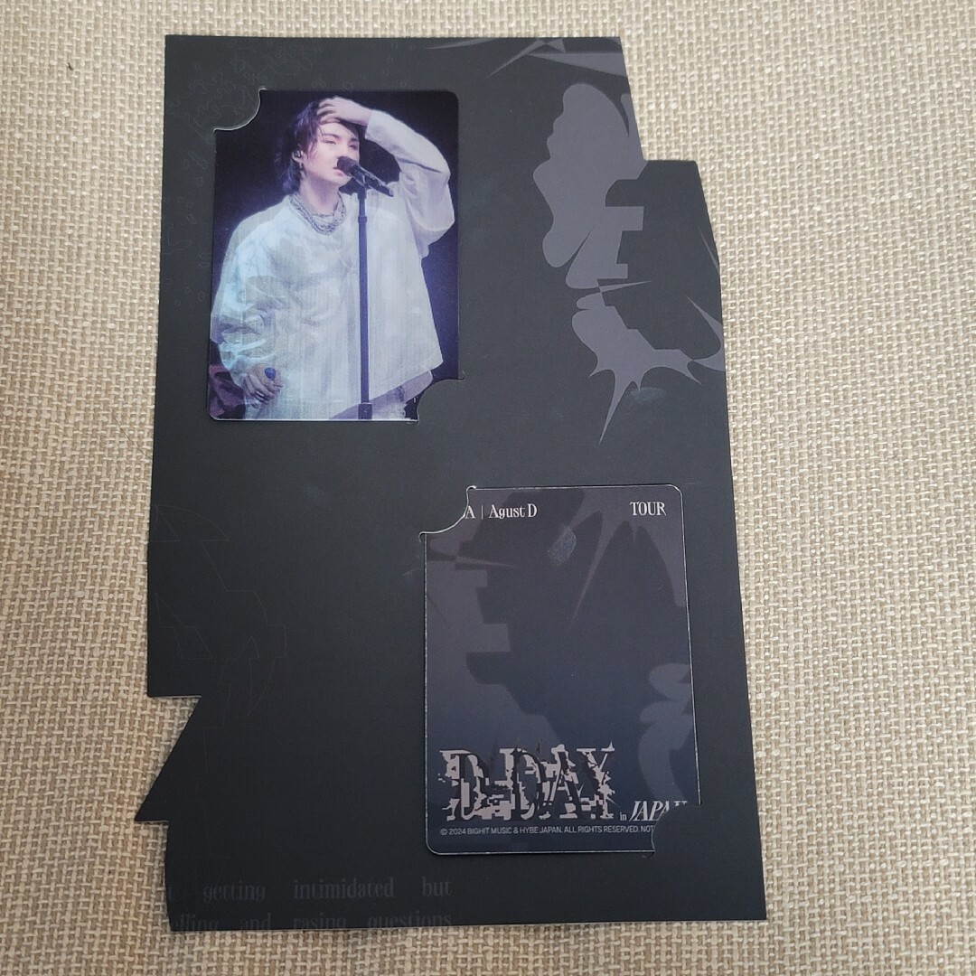 SUGA Agust D TOUR D-DAY Blu-ray 付属トレカセット アイドルグッズ SUGA Agust D TOUR D-DAY Blu-ray 付属トレカセット アイドルグッズ