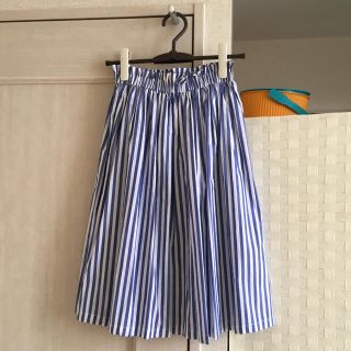 ダブルクローゼット(w closet)のw closet ストライプスカート(ひざ丈スカート)