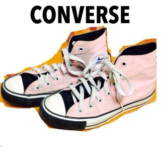 コンバース(CONVERSE)のCONVERSE.pink×black.(スニーカー)