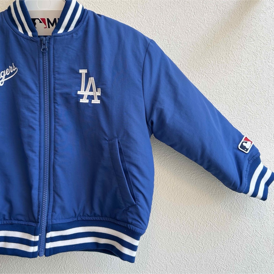 MLB - 【130】MLB ドジャース 中綿入りナイロンジャンパー MLB - 【130】MLB ドジャース 中綿入りナイロンジャンパー
