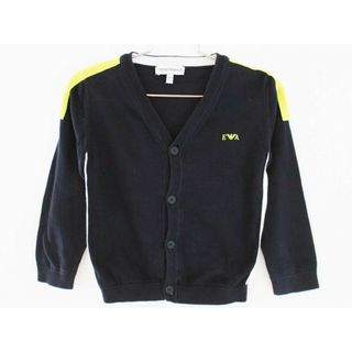 エンポリオアルマーニ(EMPORIO ARMANI)の【Rakuten Fashion THE SALE!】[エンポリオ アルマーニ/EMPORIO ARMANI]98cm カーディガン 紺【中古】子供服 キッズ kids 男の子 秋冬 tops 801142(カーディガン)
