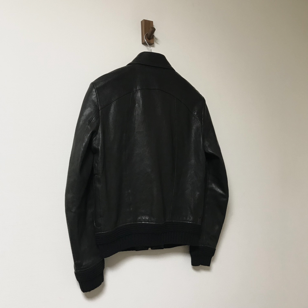 SAINT LAURENT - 17年 サンローラン リブレザージャケット SAINT LAURENT - 17年 サンローラン リブレザージャケット