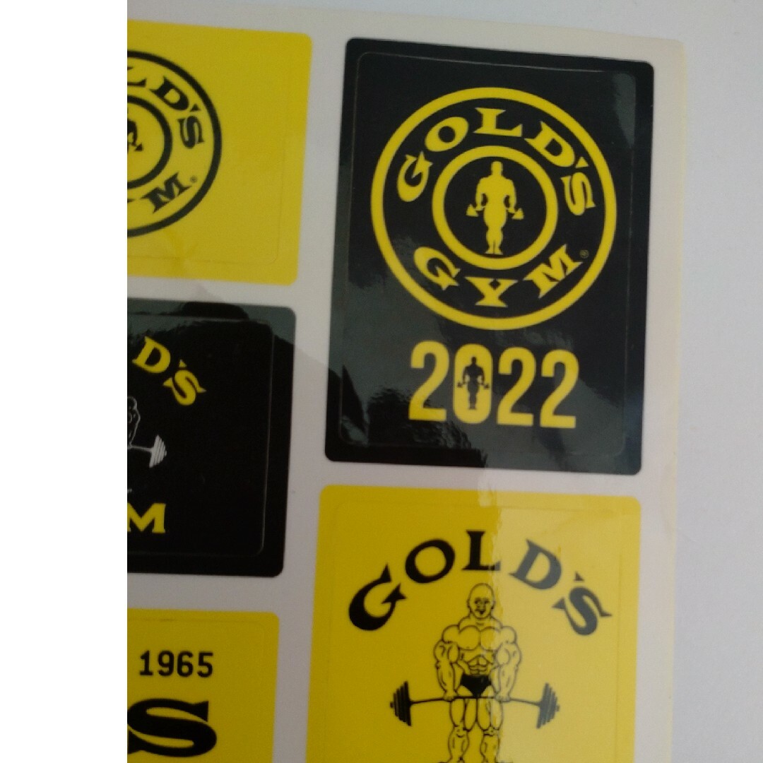 GOLD'S GYM - ゴールドジム 2022年ステッカーの通販 by わりと's GOLD'S GYM - ゴールドジム 2022年ステッカーの通販 by わりと's