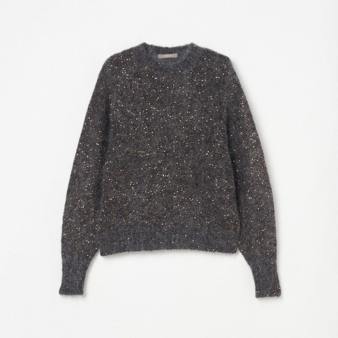 HELIOPOLEエリオポール MOHAIR SPANGLE KNITの通販 by Elena 's