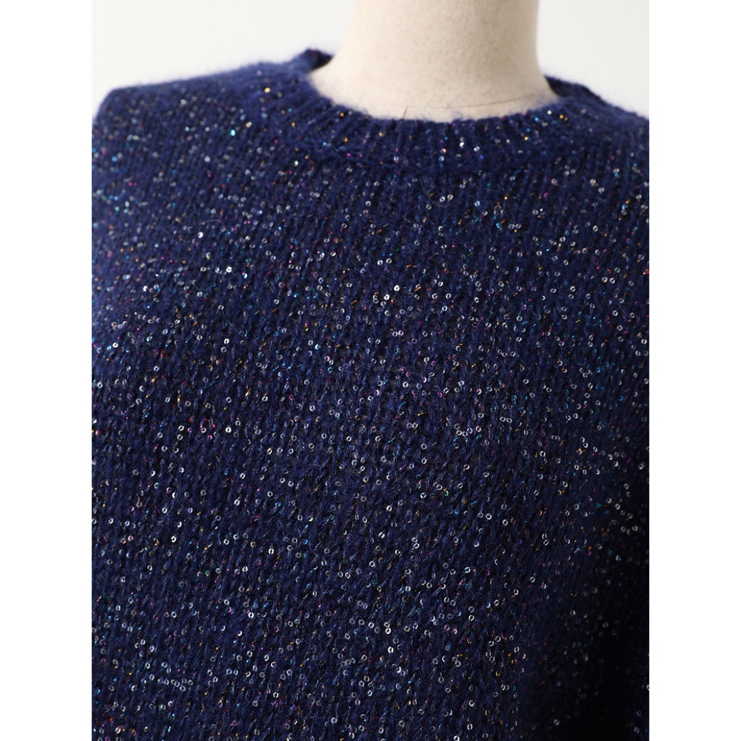 HELIOPOLEエリオポール MOHAIR SPANGLE KNITの通販 by Elena 's