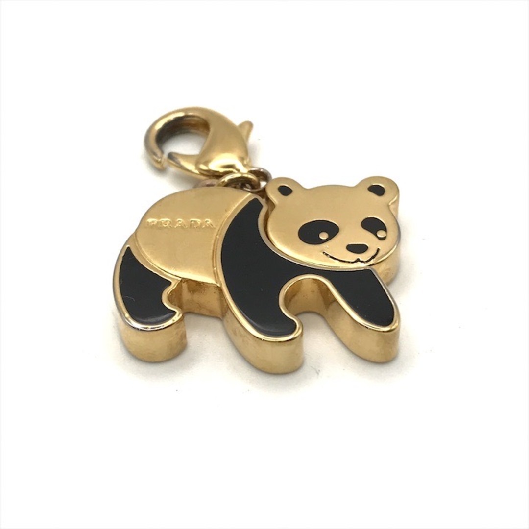 PRADA - 美品 PRADA プラダ パンダ ロゴ チャーム ブランド 小物 PRADA - 美品 PRADA プラダ パンダ ロゴ チャーム ブランド 小物