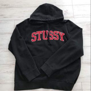 STUSSY - stussy 古着パーカー 刺繍の通販 by mnm0815's shop